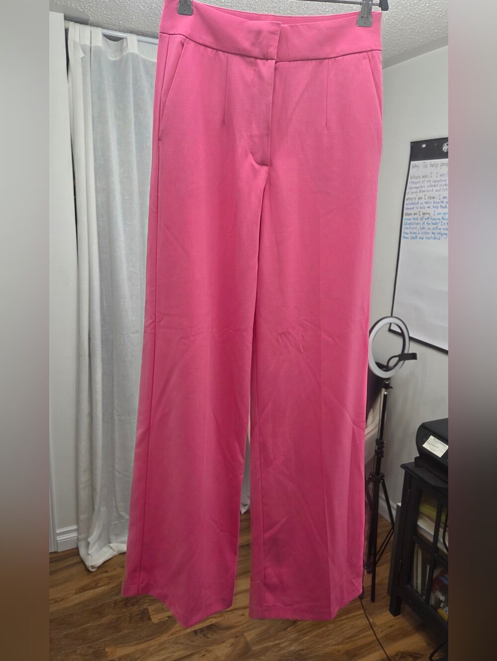 Dynamite Hot Pink Wide-Leg Trousers
